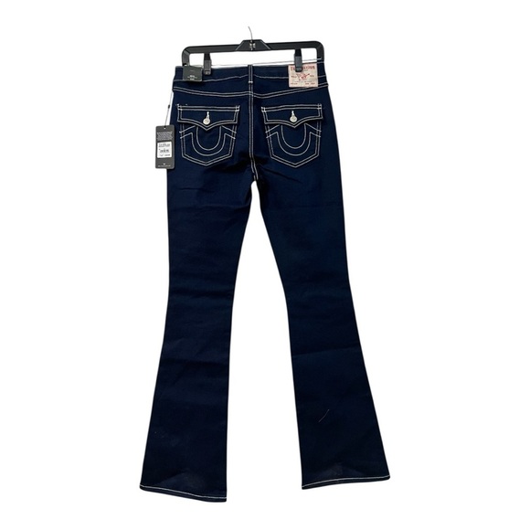 TRUE RELIGION VINTAGE BECCA BIG T FLAP BOOTCUT JEAN size 27 NWT - Picture 6 of 12
